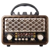 Ретро радио в стиле радиолы, диапазон частот  AM FM SW, USB, Bluetooth, Heritage Timeless, цвет  коричневый