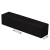 Коробка подарочная Solution, черная, размер 38,5*8*7,5 см