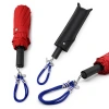 Автоматический противоштормовой складной зонт Altor с обвесом, синий/изумрудный